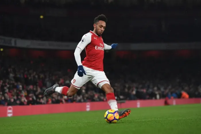 Framed Print : Arsenal's Aubameyang Readies for Premier League Battle Against Manchester City Framed Print : Arsenal's Aubameyang Readies for Premier League Battle Against Manchester City