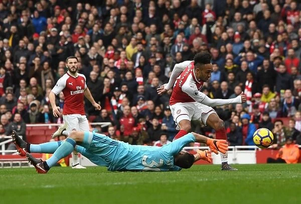 Arsenal's Aubameyang Scores Brace: Crushing Watford in Premier League Clash