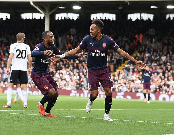 Arsenal's Aubameyang Scores Brace: Crushing Fulham in the Premier League (2018-19)