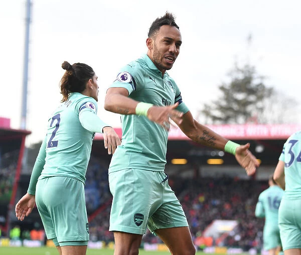 Arsenal's Aubameyang Scores Brace: Premier League Victory vs Bournemouth (2018-19)
