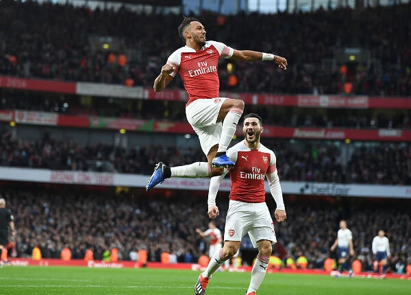Arsenal's Aubameyang Scores Brace: Premier League Victory over Tottenham (2018-19)