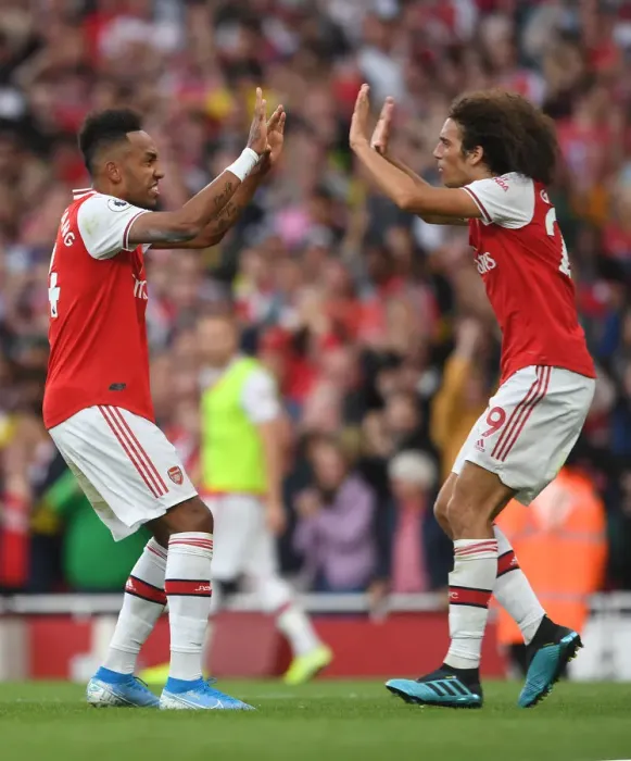 Framed Print : Arsenal's Aubameyang Scores Brace: Gunners Defeat Tottenham in Epic 2019-20 Premier League Clash