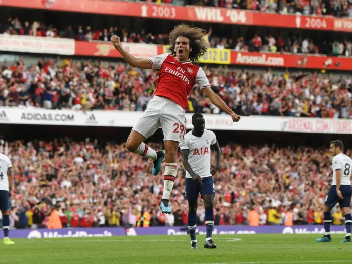 Framed Print : Arsenal's Aubameyang Scores Brace Against Tottenham: Guendouzi's Euphoric Reaction (2019-20 Premier League) Framed Print : Arsenal's Aubameyang Scores Brace Against Tottenham: Guendouzi's Euphoric Reaction (2019-20 Premier League)