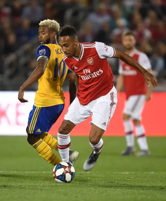 Framed Print : Arsenal's Aubameyang Scores Brilliant Goals in 2019 Colorado Pre-Season Match Framed Print : Arsenal's Aubameyang Scores Brilliant Goals in 2019 Colorado Pre-Season Match