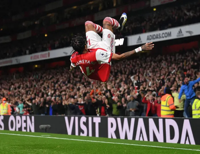Framed Print : Arsenal's Aubameyang Scores First Goal in 2021-22 Premier League: Arsenal vs Crystal Palace Framed Print : Arsenal's Aubameyang Scores First Goal in 2021-22 Premier League: Arsenal vs Crystal Palace