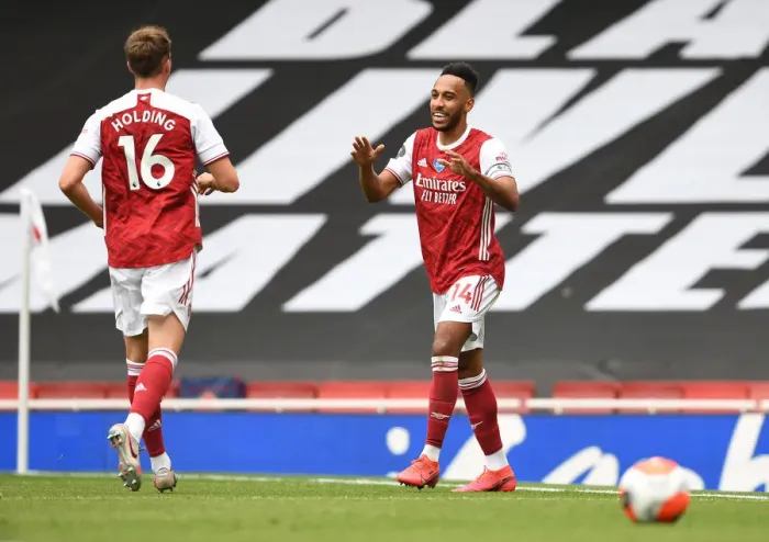 Framed Print : Arsenal's Aubameyang Scores Hat-trick: Arsenal's Triumph over Watford (2019-20) Framed Print : Arsenal's Aubameyang Scores Hat-trick: Arsenal's Triumph over Watford (2019-20)