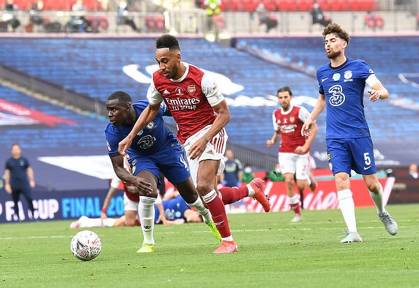 Arsenal's Aubameyang Scores Second Goal Against Chelsea in Empty FA Cup Final