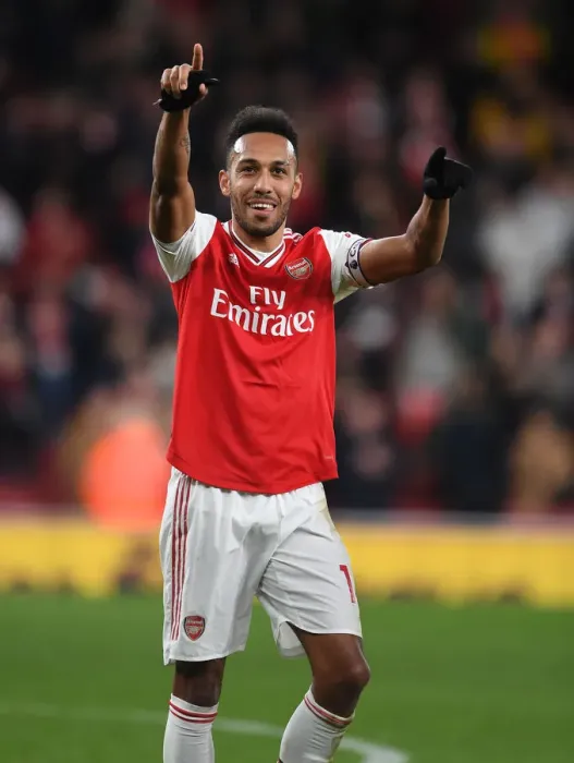Framed Print : Arsenal's Aubameyang Scores Thrilling Goal Against Everton in Premier League Clash Framed Print : Arsenal's Aubameyang Scores Thrilling Goal Against Everton in Premier League Clash
