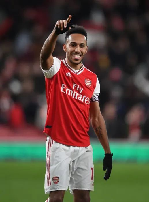 Framed Print : Arsenal's Aubameyang Scores Thrilling Goal in Premier League Showdown Against Everton Framed Print : Arsenal's Aubameyang Scores Thrilling Goal in Premier League Showdown Against Everton