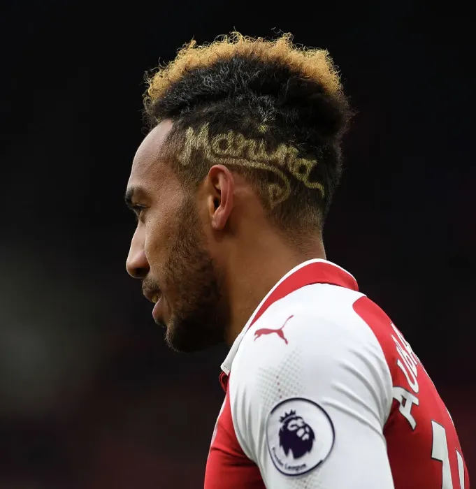 Framed Print : Arsenal's Aubameyang Shines in April Showdown vs. Stoke City