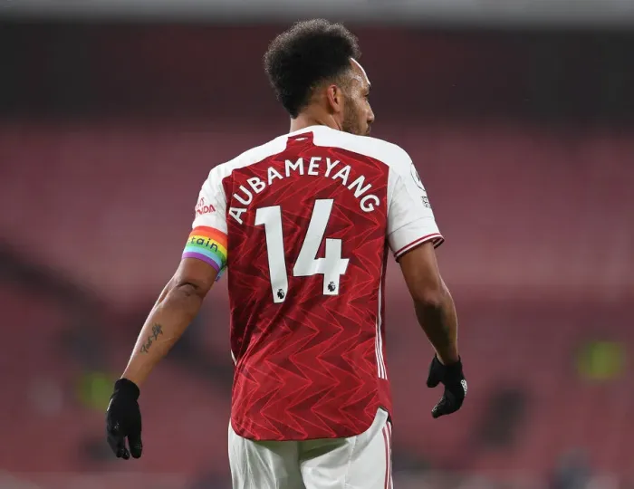 Framed Print : Arsenal's Aubameyang Shines in Arsenal v Burnley Premier League Clash (December 2020)