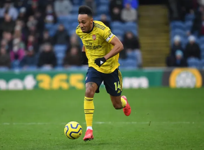 Framed Print : Arsenal's Aubameyang Shines in Burnley Showdown - Premier League 2019-20