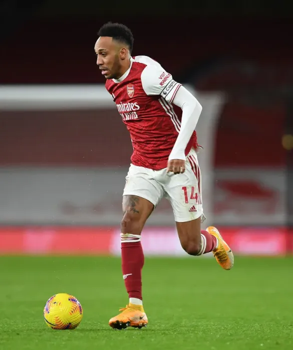 Framed Print : Arsenal's Aubameyang Shines in Empty Emirates Against Newcastle (2020-21) Framed Print : Arsenal's Aubameyang Shines in Empty Emirates Against Newcastle (2020-21)