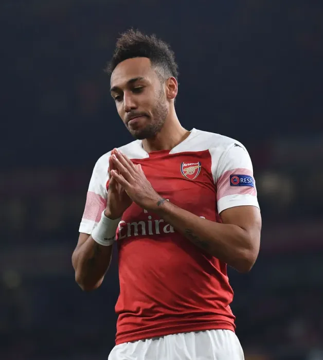 Framed Print : Arsenal's Aubameyang Shines in Europa League Clash against BATE Borisov