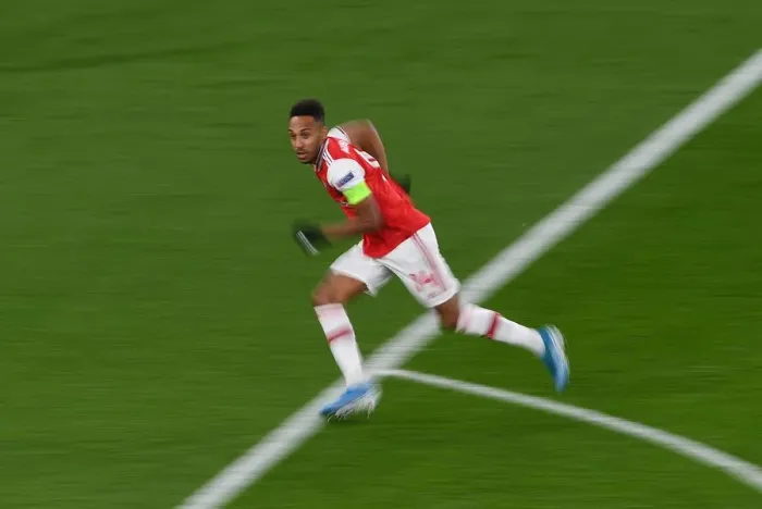 Framed Print : Arsenal's Aubameyang Shines: Europa League Victory over Eintracht Frankfurt Framed Print : Arsenal's Aubameyang Shines: Europa League Victory over Eintracht Frankfurt