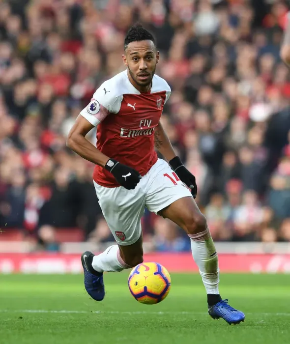 Framed Print : Arsenal's Aubameyang Shines in Premier League Clash Against Burnley