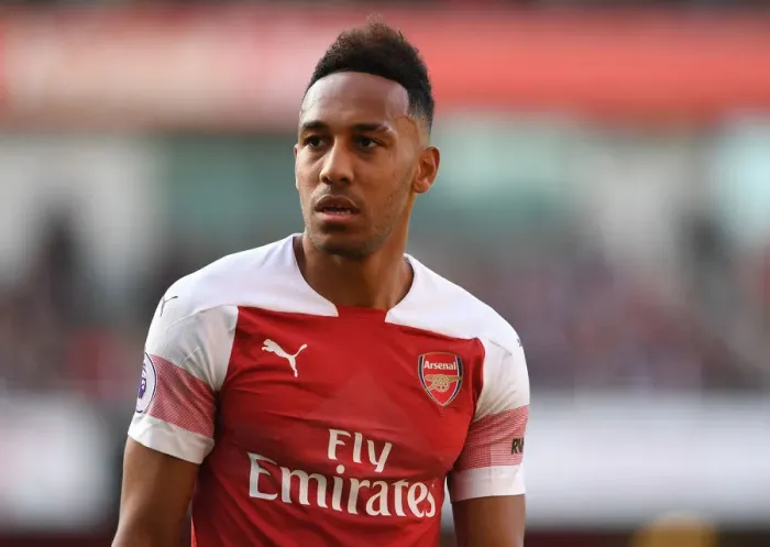 Framed Print : Arsenal's Aubameyang Shines in Premier League Clash Against Watford