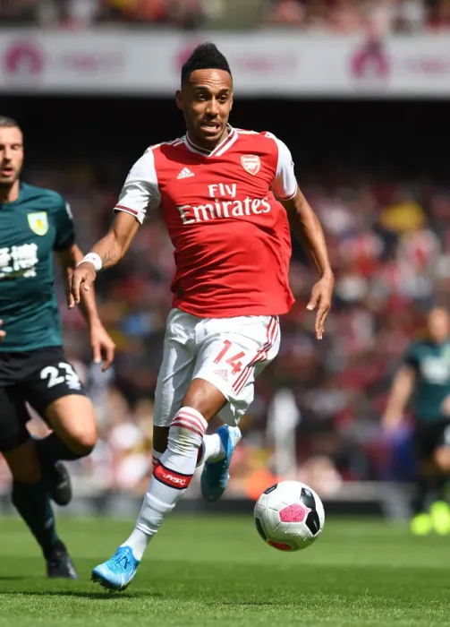 Framed Print : Arsenal's Aubameyang Stars: 2019-20 Premier League Opener vs. Burnley