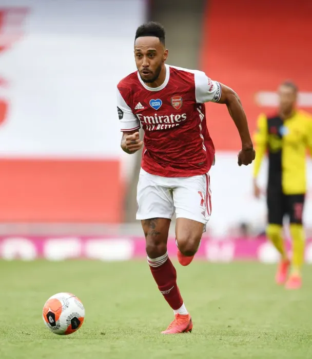 Framed Print : Arsenal's Aubameyang Stars: 2019-20 Premier League Showdown vs. Watford Framed Print : Arsenal's Aubameyang Stars: 2019-20 Premier League Showdown vs. Watford