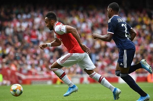Arsenal's Aubameyang Stars in Arsenal vs. Olympique Lyonnais Emirates Cup Showdown, London 2019
