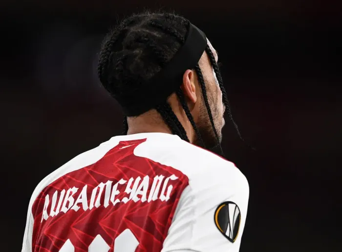 Framed Print : Arsenal's Aubameyang in UEFA Europa League Quarterfinal vs Slavia Praha (Behind Closed Doors) Framed Print : Arsenal's Aubameyang in UEFA Europa League Quarterfinal vs Slavia Praha (Behind Closed Doors)