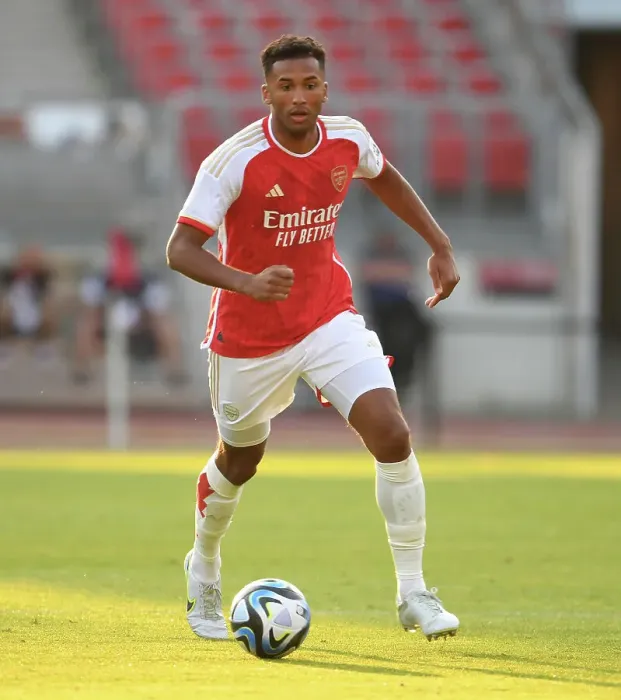 Framed Print : Arsenal's Auston Trusty Clashes with FC Nurnberg in Pre-Season Friendly Framed Print : Arsenal's Auston Trusty Clashes with FC Nurnberg in Pre-Season Friendly
