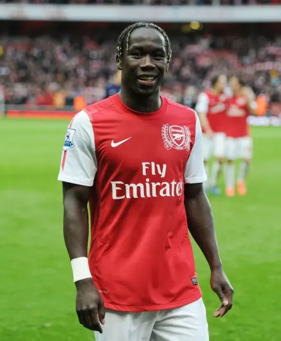 Framed Print : Arsenal's Bacary Sagna Reacts After Arsenal vs Manchester City, Premier League 2011-12