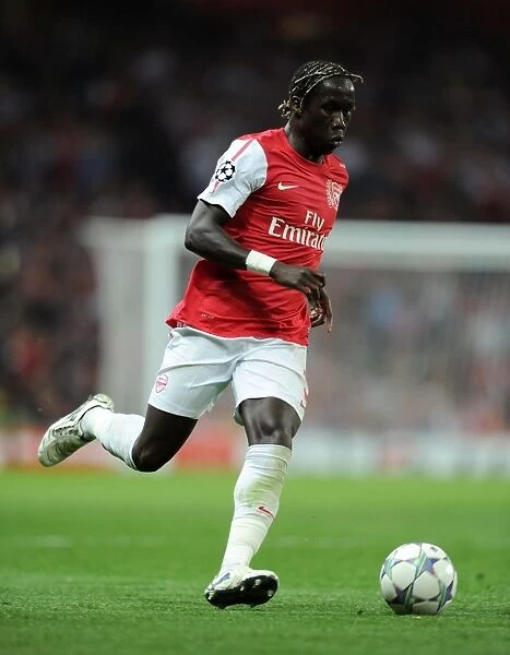 Arsenal's Bacary Sagna Scores in 2:1 Victory over Olympiacos in UEFA Champions League Group F at Emirates Stadium (September 28, 2011)