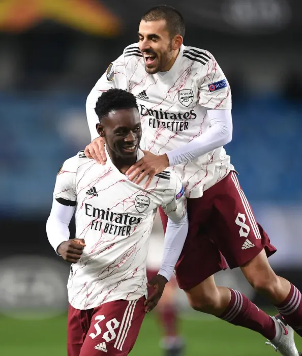Framed Print : Arsenal's Balogun Scores Third in Europa League Win Over Molde