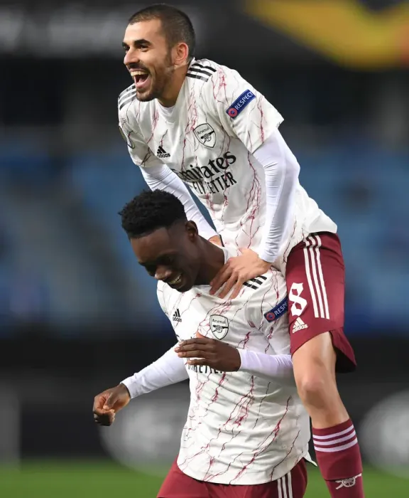 Framed Print : Arsenal's Balogun Scores Hat-trick: Europa League Victory over Molde Framed Print : Arsenal's Balogun Scores Hat-trick: Europa League Victory over Molde