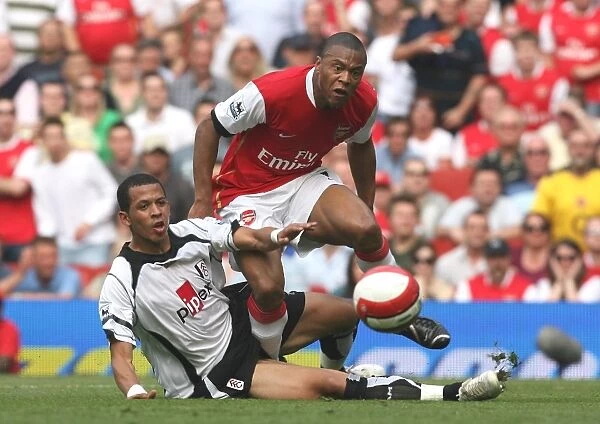 Arsenal's Baptista Scores Twice in 3:1 Victory Over Fulham, Emirates Stadium, 2007