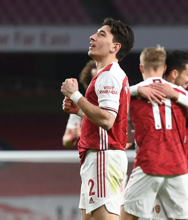 Framed Print : Arsenal's Bellerin Scores Third Goal Against Leeds United in Premier League Framed Print : Arsenal's Bellerin Scores Third Goal Against Leeds United in Premier League