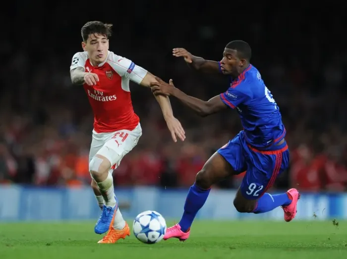 Framed Print : Arsenal's Bellerin vs. Seba: A Champions League Clash at the Emirates