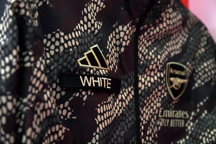Framed Print : Arsenal's Ben White: A Closer Look at His Warm-Up Jacket (Arsenal v Sheffield United, 2023-24) Framed Print : Arsenal's Ben White: A Closer Look at His Warm-Up Jacket (Arsenal v Sheffield United, 2023-24)