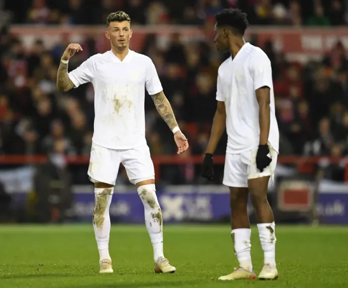 Framed Print : Arsenal's Ben White Faces Nottingham Forest in FA Cup Third Round Framed Print : Arsenal's Ben White Faces Nottingham Forest in FA Cup Third Round