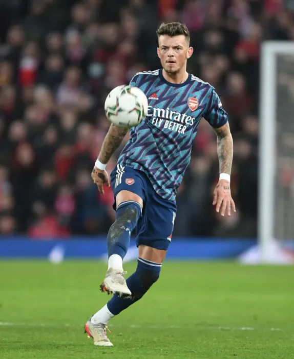 Framed Print : Arsenal's Ben White Faces Off Against Liverpool in Carabao Cup Semi-Final Showdown Framed Print : Arsenal's Ben White Faces Off Against Liverpool in Carabao Cup Semi-Final Showdown