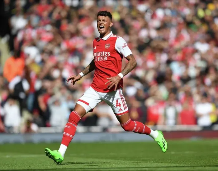 Framed Print : Arsenal's Ben White Faces Off Against Tottenham in the 2022-23 Premier League Clash Framed Print : Arsenal's Ben White Faces Off Against Tottenham in the 2022-23 Premier League Clash