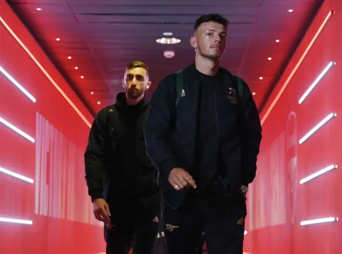 Framed Print : Arsenal's Ben White Gears Up for Arsenal v Tottenham Showdown (2022-23) Framed Print : Arsenal's Ben White Gears Up for Arsenal v Tottenham Showdown (2022-23)