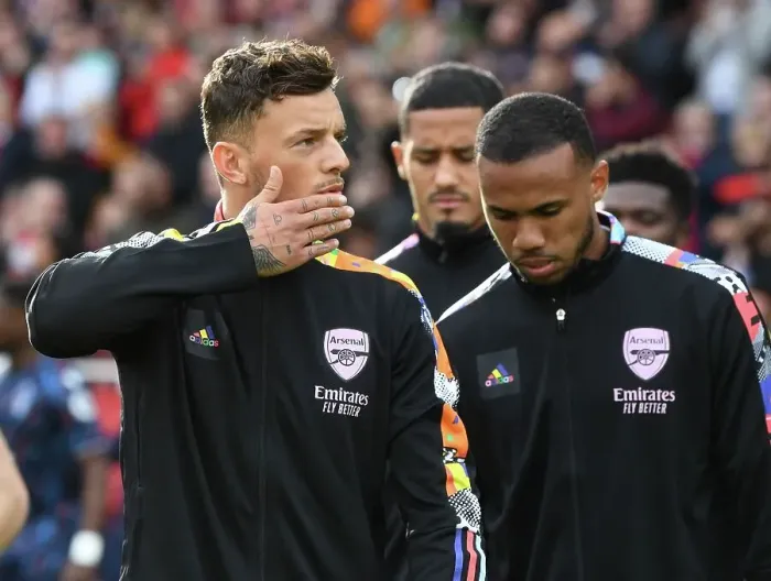 Framed Print : Arsenal's Ben White Gears Up for Arsenal vs. Nottingham Forest Clash (2022-23) Framed Print : Arsenal's Ben White Gears Up for Arsenal vs. Nottingham Forest Clash (2022-23)