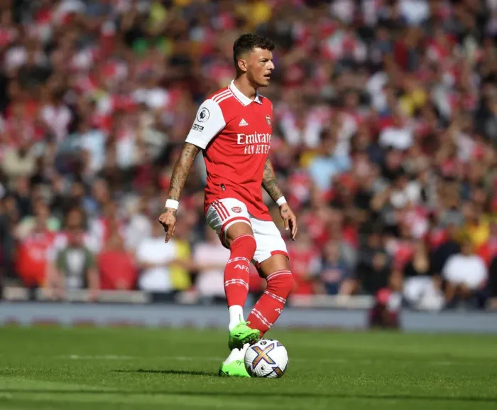 Framed Print : Arsenal's Ben White Stands Strong Against Tottenham in Intense 2022-23 Premier League Clash Framed Print : Arsenal's Ben White Stands Strong Against Tottenham in Intense 2022-23 Premier League Clash