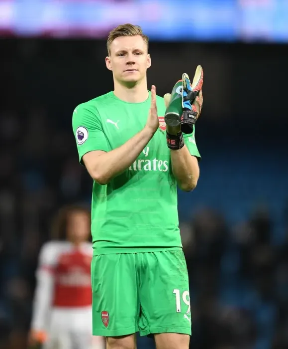 Framed Print : Arsenal's Bernad Leno Applauding Fans After Manchester City Match, 2018-19 Premier League Framed Print : Arsenal's Bernad Leno Applauding Fans After Manchester City Match, 2018-19 Premier League