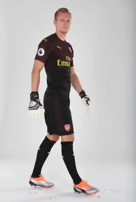 Framed Print : Arsenal's Bernd Leno at 2018 / 19 First Team Photocall