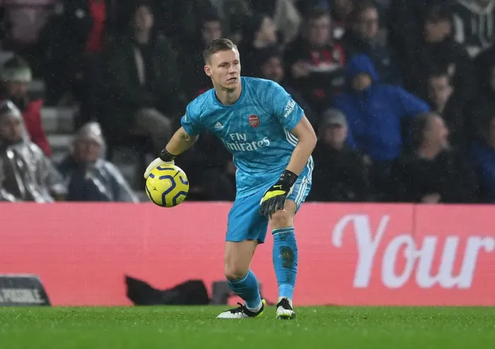 Framed Print : Arsenal's Bernd Leno in Action against AFC Bournemouth (2019-20) Framed Print : Arsenal's Bernd Leno in Action against AFC Bournemouth (2019-20)
