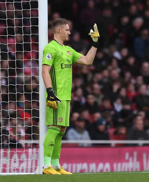 Arsenal FC Print: Bernd Leno in Action West Ham Art