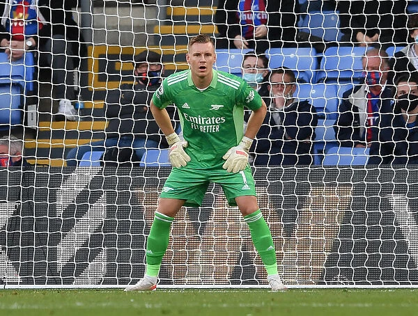 Arsenal's Bernd Leno in Action at Crystal Palace, Premier League 2020-21