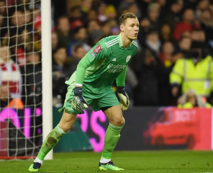 Framed Print : Arsenal's Bernd Leno in Action: FA Cup Clash with Nottingham Forest (2021-22) Framed Print : Arsenal's Bernd Leno in Action: FA Cup Clash with Nottingham Forest (2021-22)