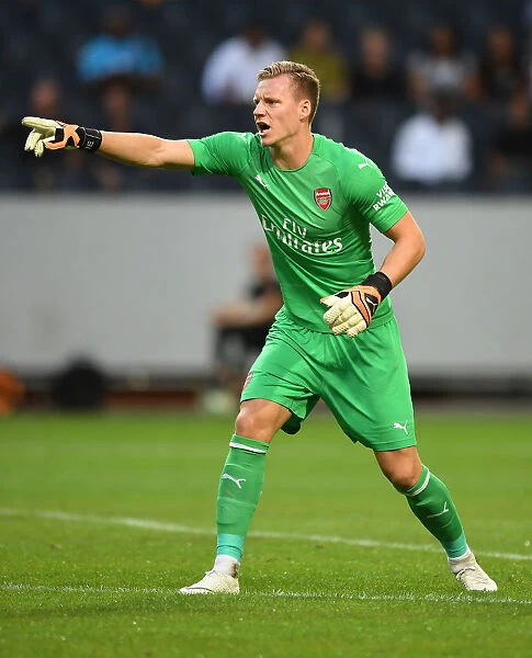 Arsenal's Bernd Leno in Action against SS Lazio during Pre-Season Friendly in Stockholm (2018)