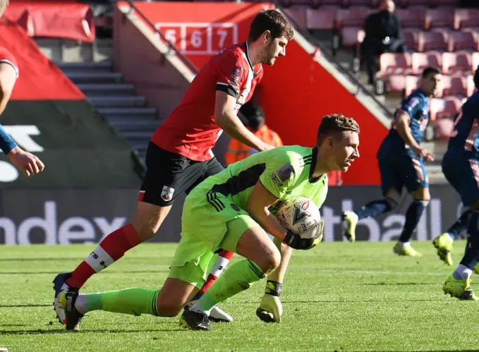 Framed Print : Arsenal's Bernd Leno in FA Cup Action: Southampton vs Arsenal (FA Cup 4th Round 2021) Framed Print : Arsenal's Bernd Leno in FA Cup Action: Southampton vs Arsenal (FA Cup 4th Round 2021)