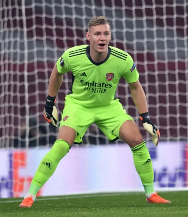 Framed Print : Arsenal's Bernd Leno Focused in Europa League Clash Against Molde FK Framed Print : Arsenal's Bernd Leno Focused in Europa League Clash Against Molde FK