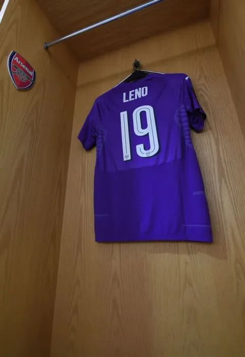 Framed Print : Arsenal's Bernd Leno Gears Up for Europa League Action at Emirates Stadium Framed Print : Arsenal's Bernd Leno Gears Up for Europa League Action at Emirates Stadium